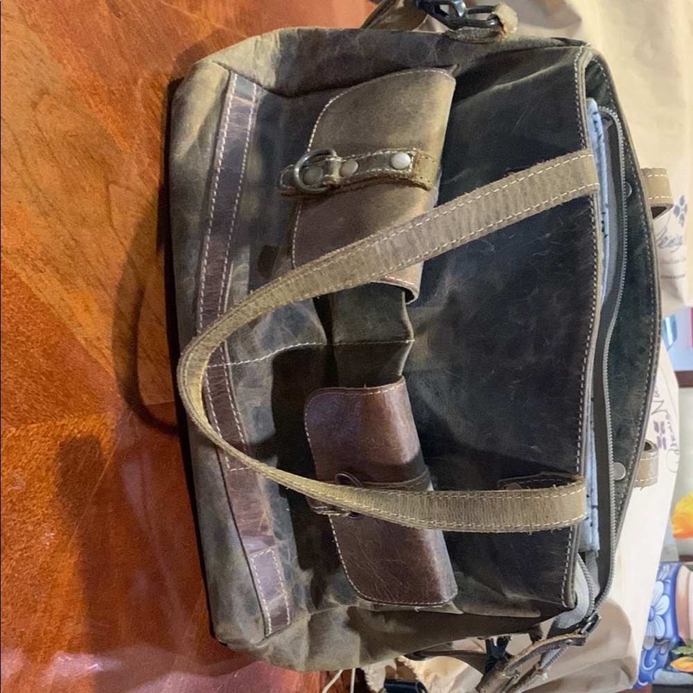 Myra Bag Brown Shoulder Bag with Rugged Design